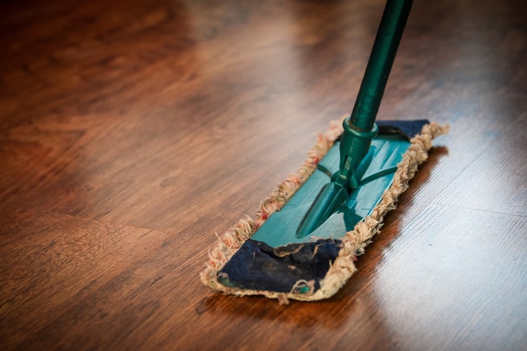 deep cleaning Horsforth mopping the floor